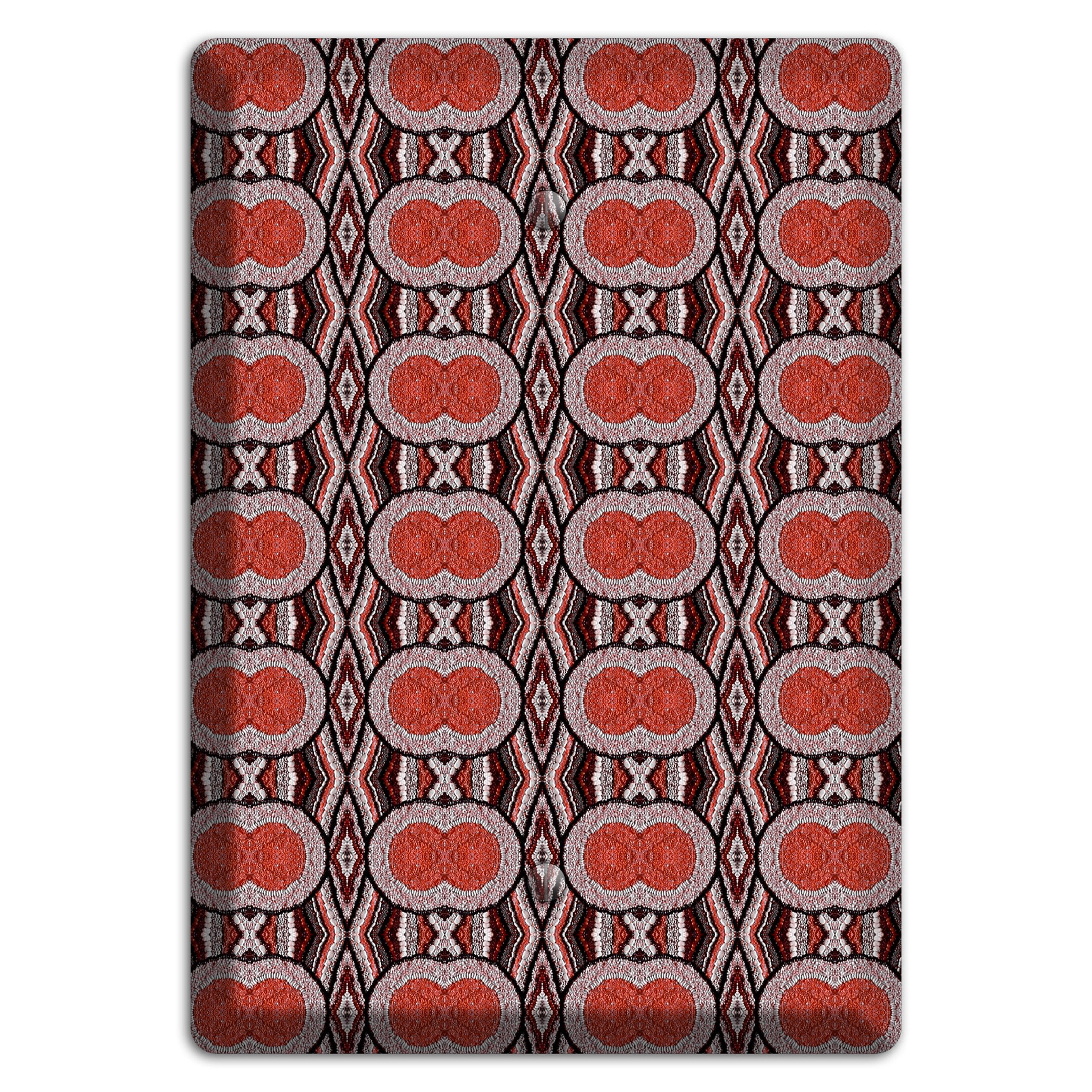 Red Tapestry Blank Wallplate