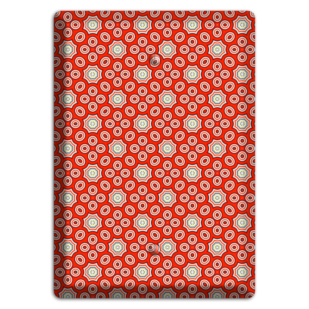 Red Foulard 3 Blank Wallplate