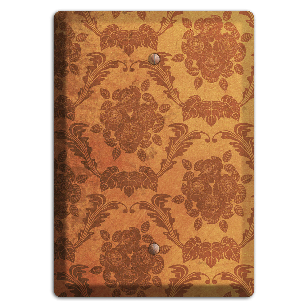 Cape Pallisar Vintage Rose Damask Blank Wallplate