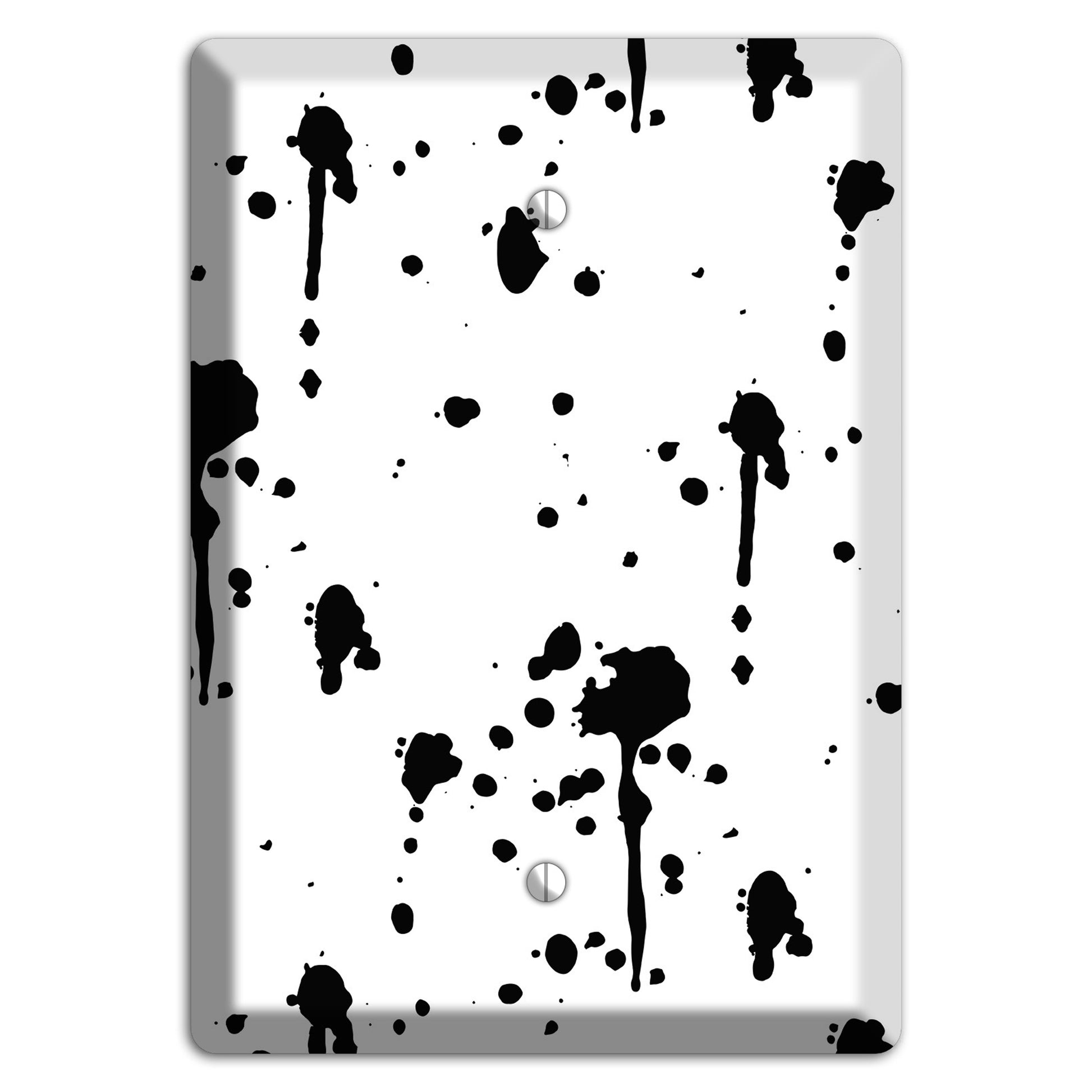 Ink Drips 1 Blank Wallplate