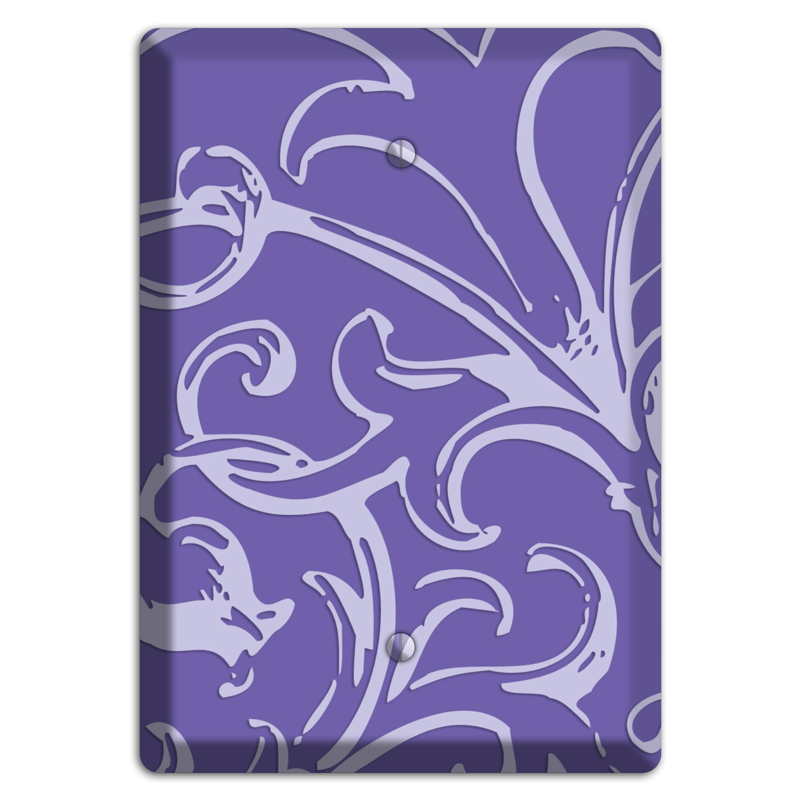 Victorian Light Purple Blank Wallplate