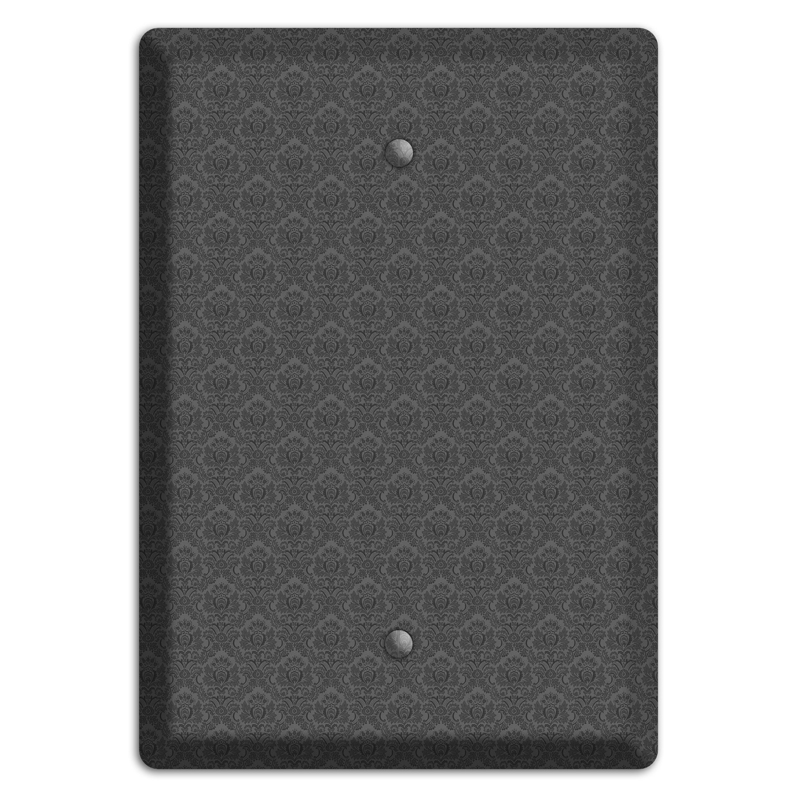 Dark Grey Cartouche Blank Wallplate