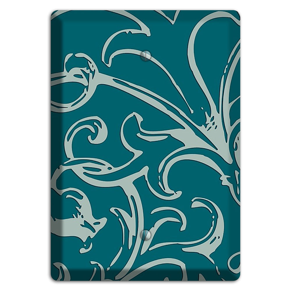 Victorian Teal Blank Wallplate