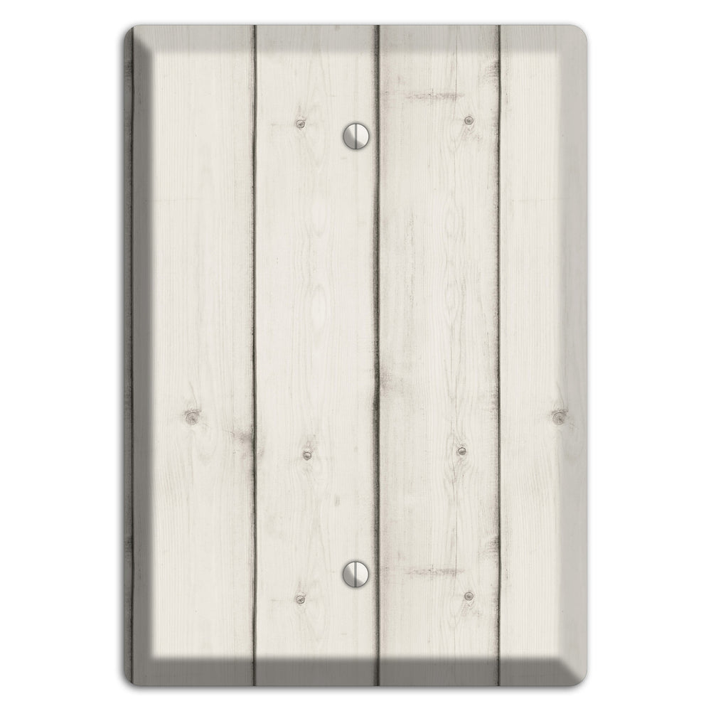 Satin Linen Antique Blank Wallplate
