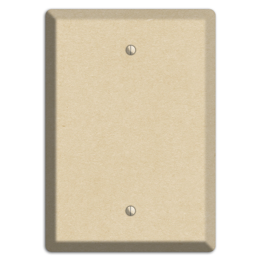 Double Pearl Lusta Kraft Blank Wallplate