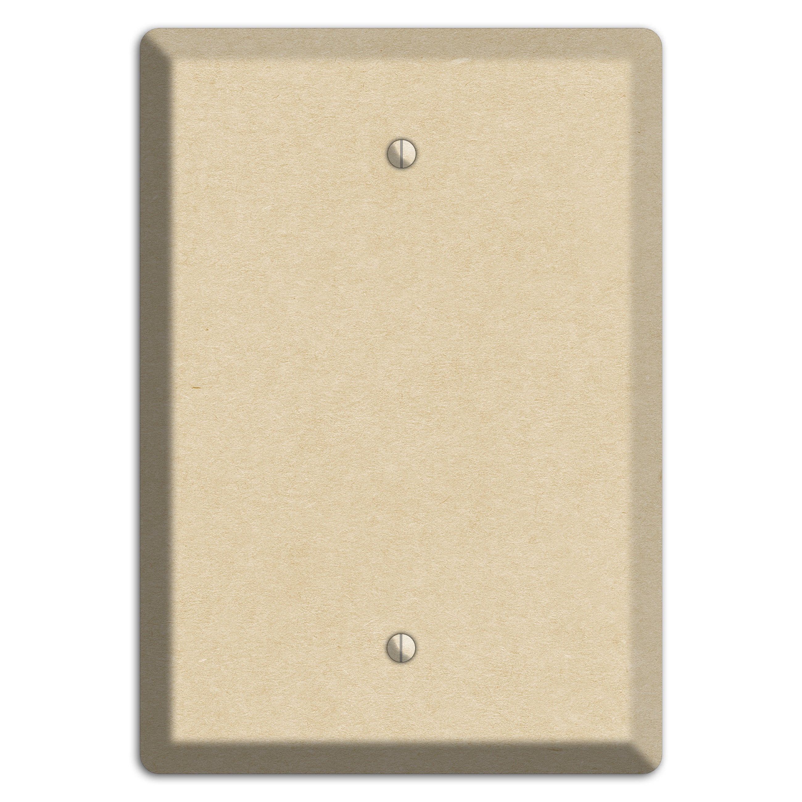 Double Pearl Lusta Kraft Blank Wallplate