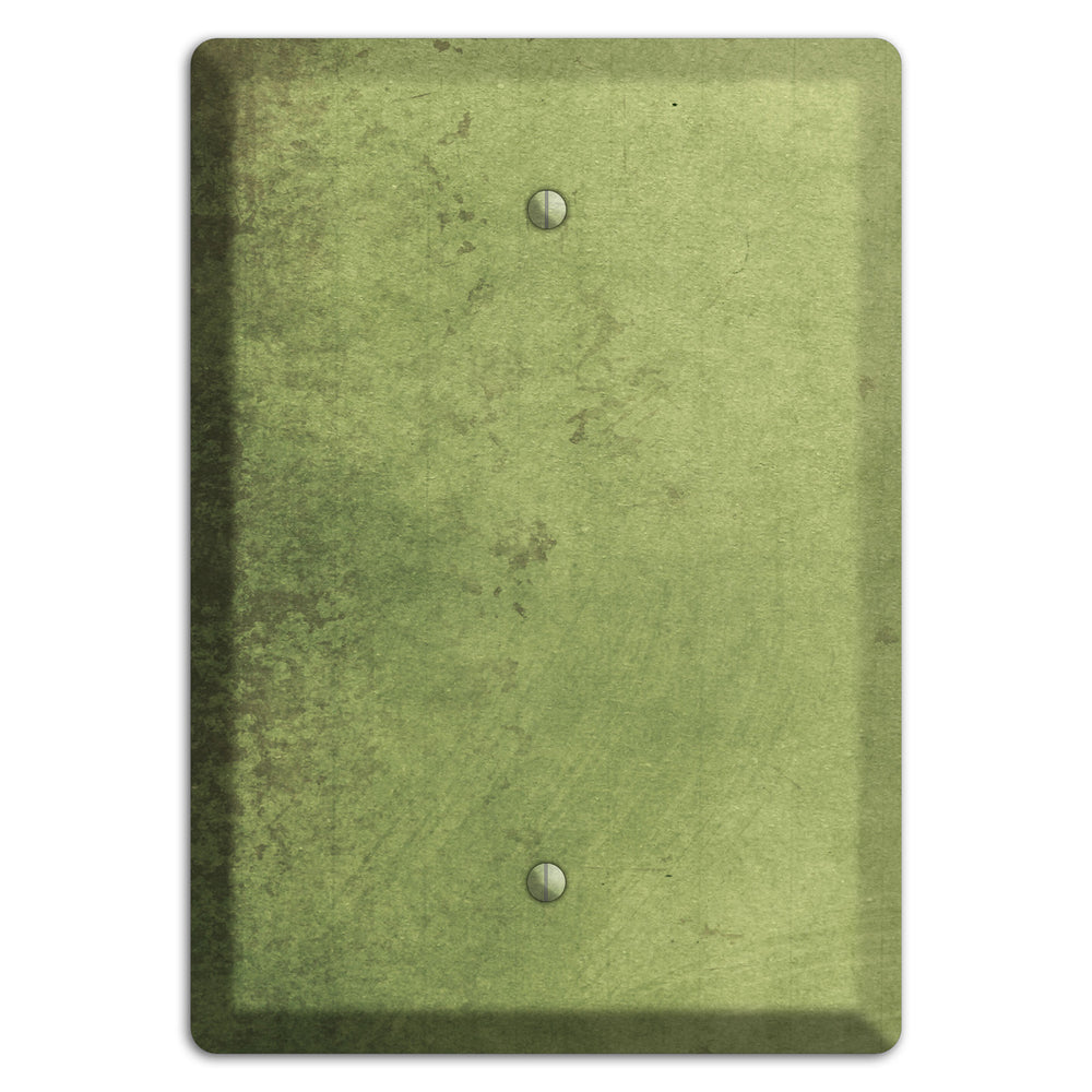 Green Smoke Vintage Grunge Blank Wallplate