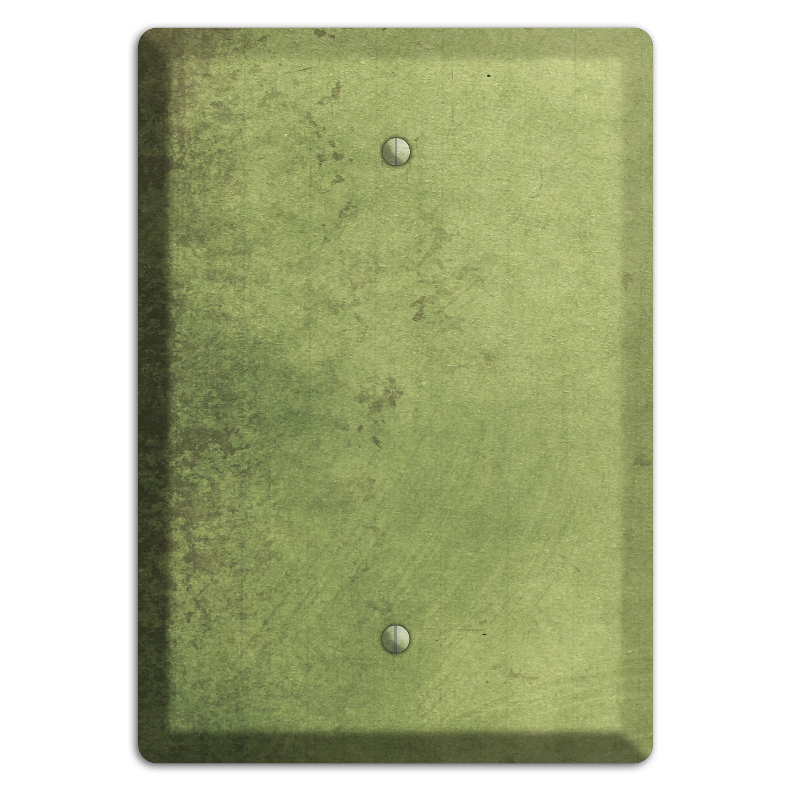 Green Smoke Vintage Grunge Blank Wallplate