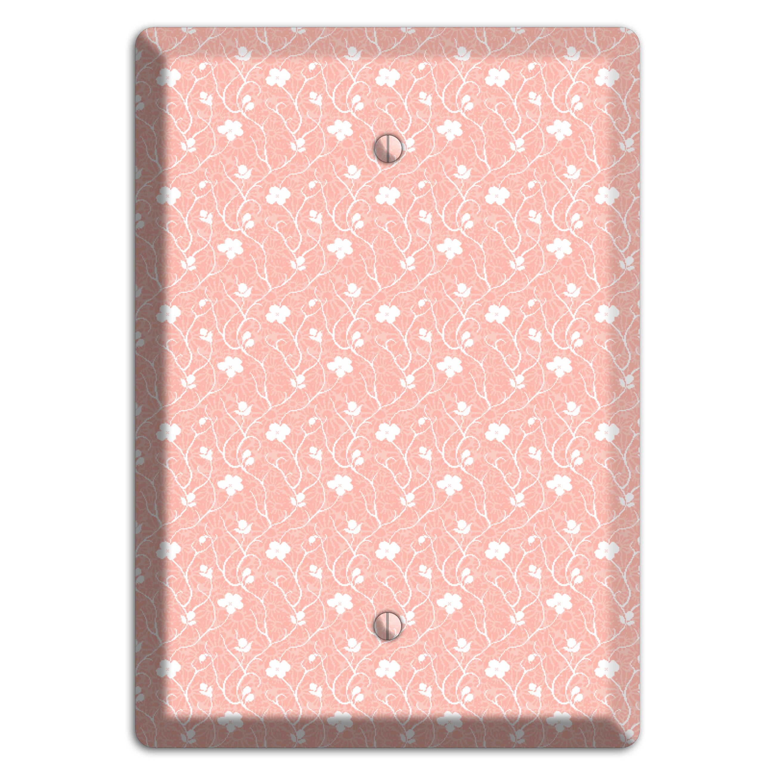 Salmon Sprig Blank Wallplate