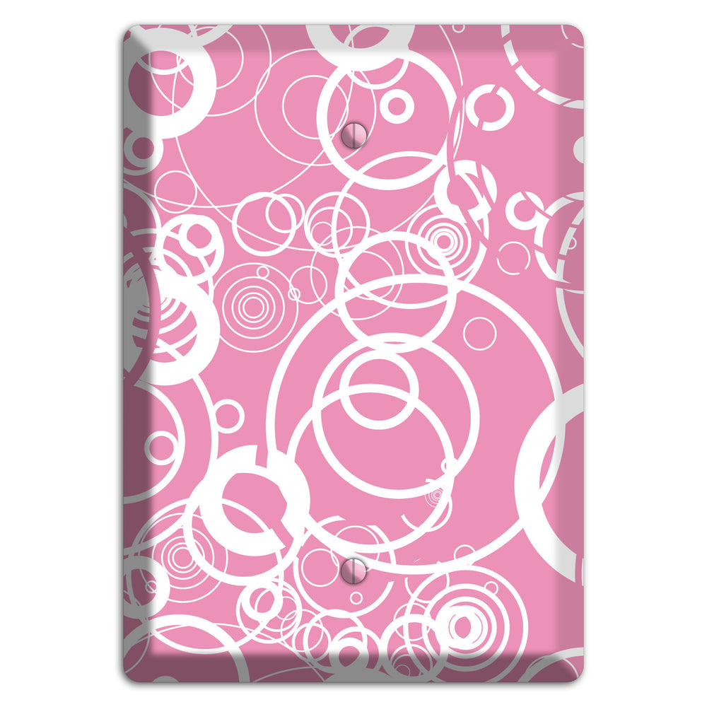 Light Pink Circles Blank Wallplate
