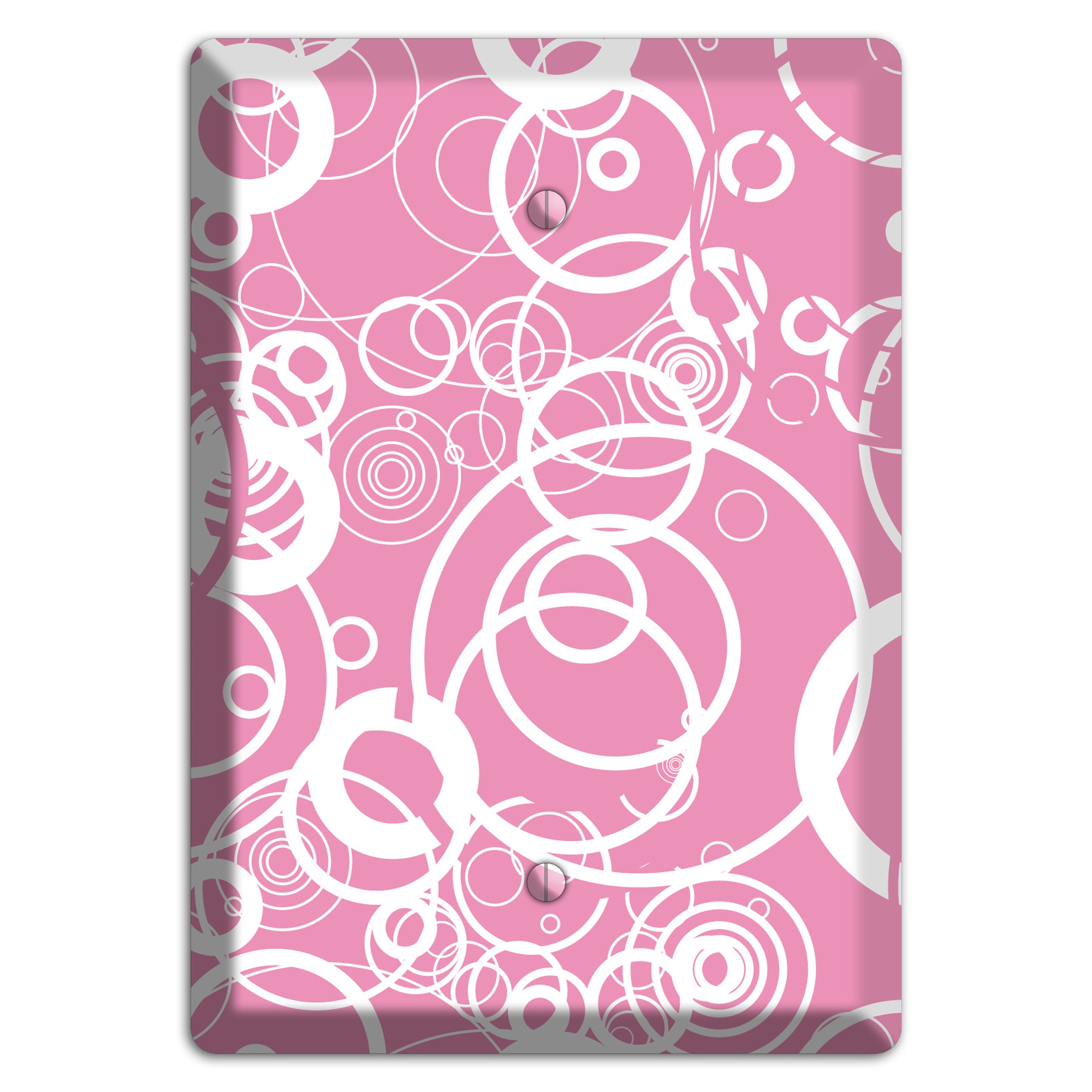 Light Pink Circles Blank Wallplate
