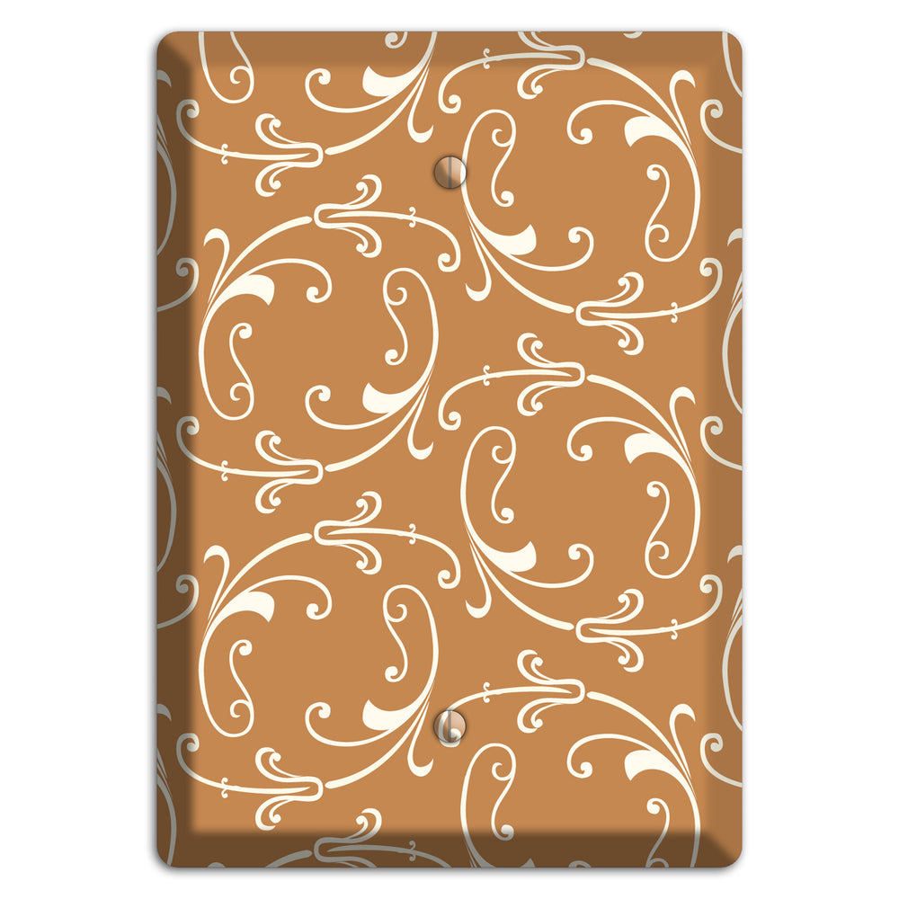 Gold Victorian Sprig Blank Wallplate