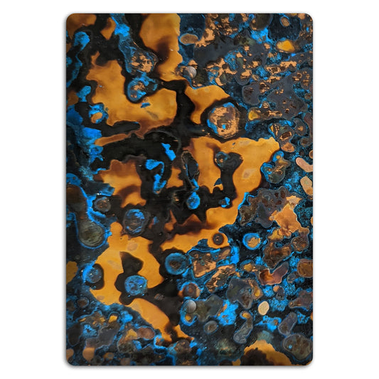Copper Turquoise Single Blank Cover Plate