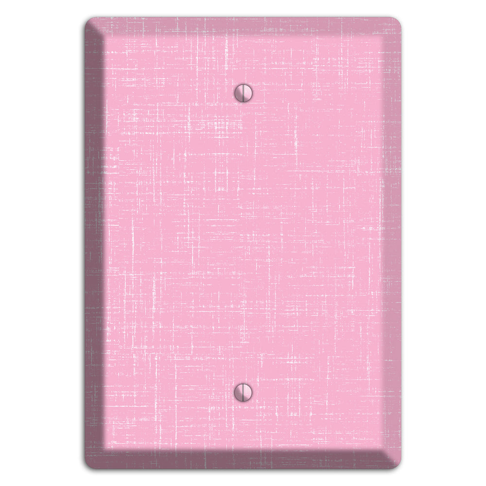 Chantilly Pink Texture Blank Wallplate