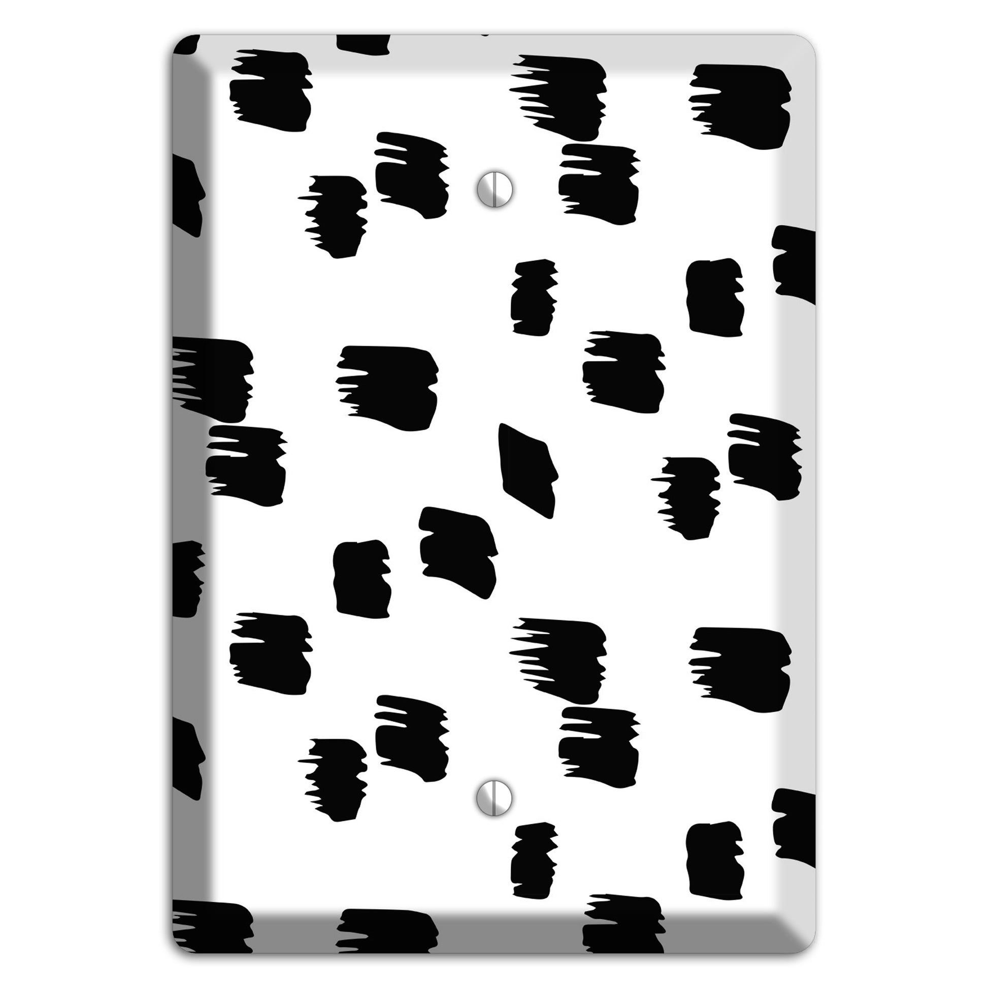 Ink Brushstrokes 6 Blank Wallplate