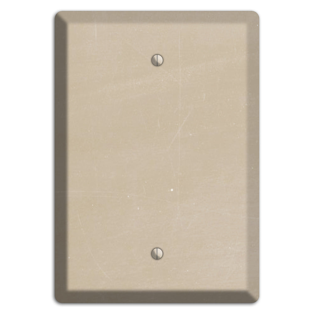 Chalk Tan Blank Wallplate