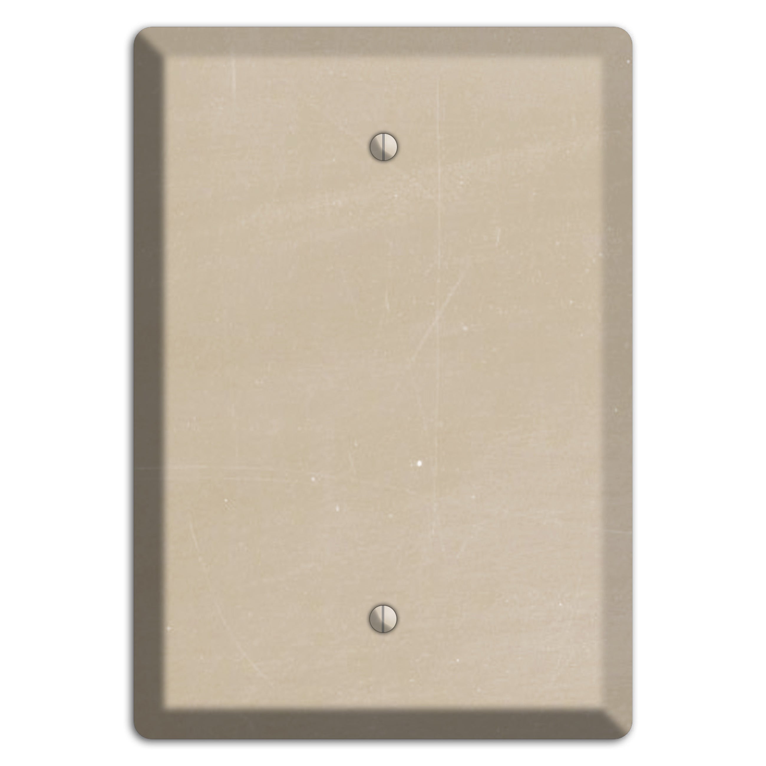 Chalk Tan Blank Wallplate