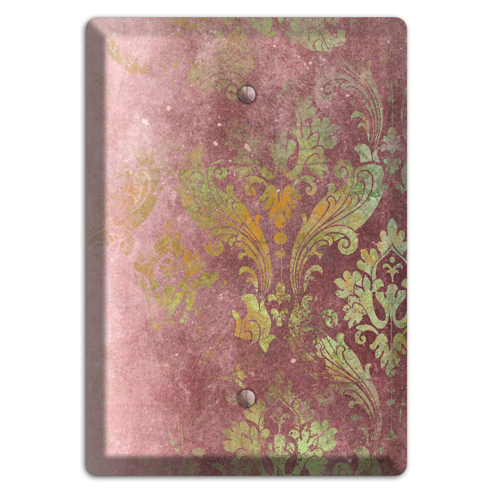 Roman Coffee Whimsical Damask Blank Wallplate