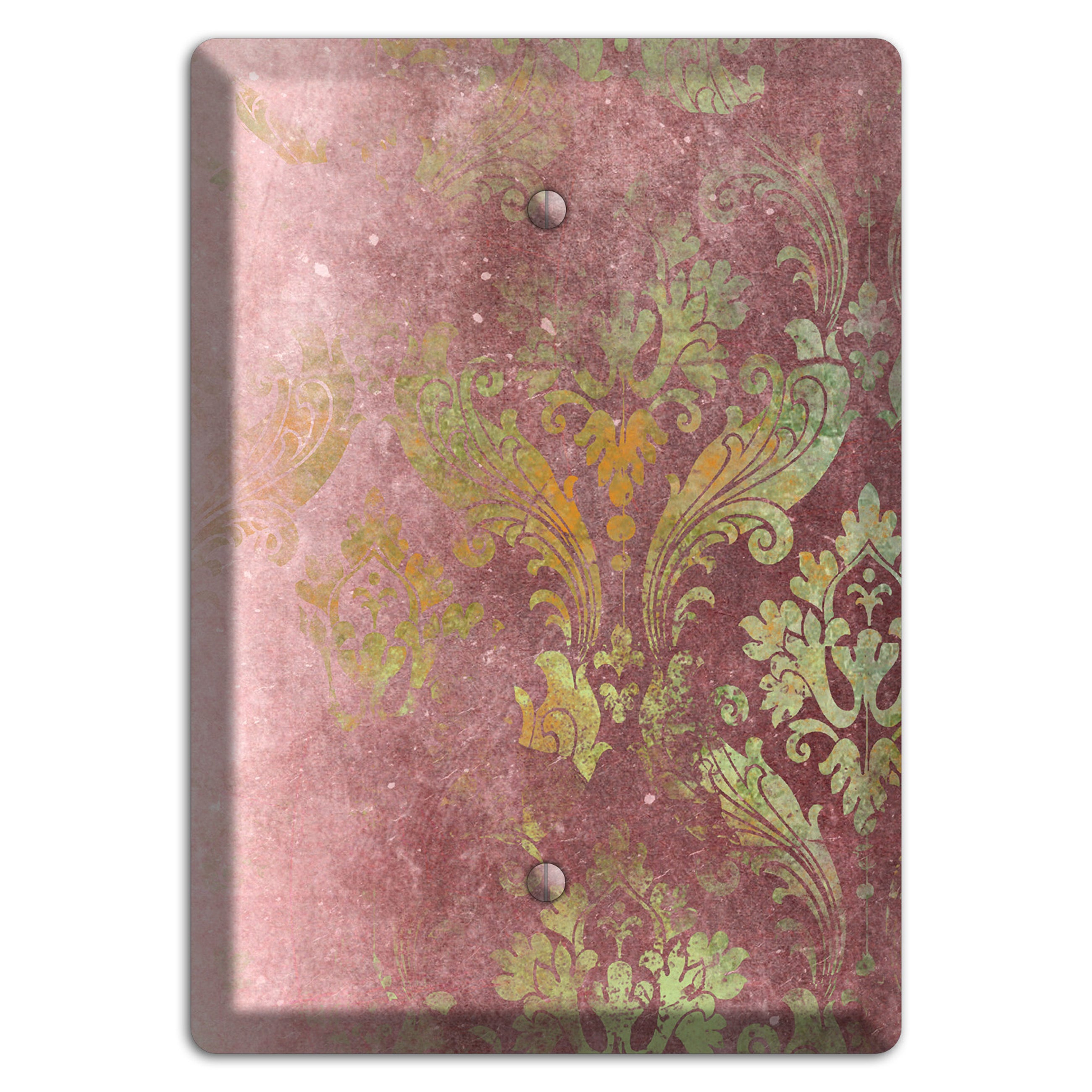 Roman Coffee Whimsical Damask Blank Wallplate