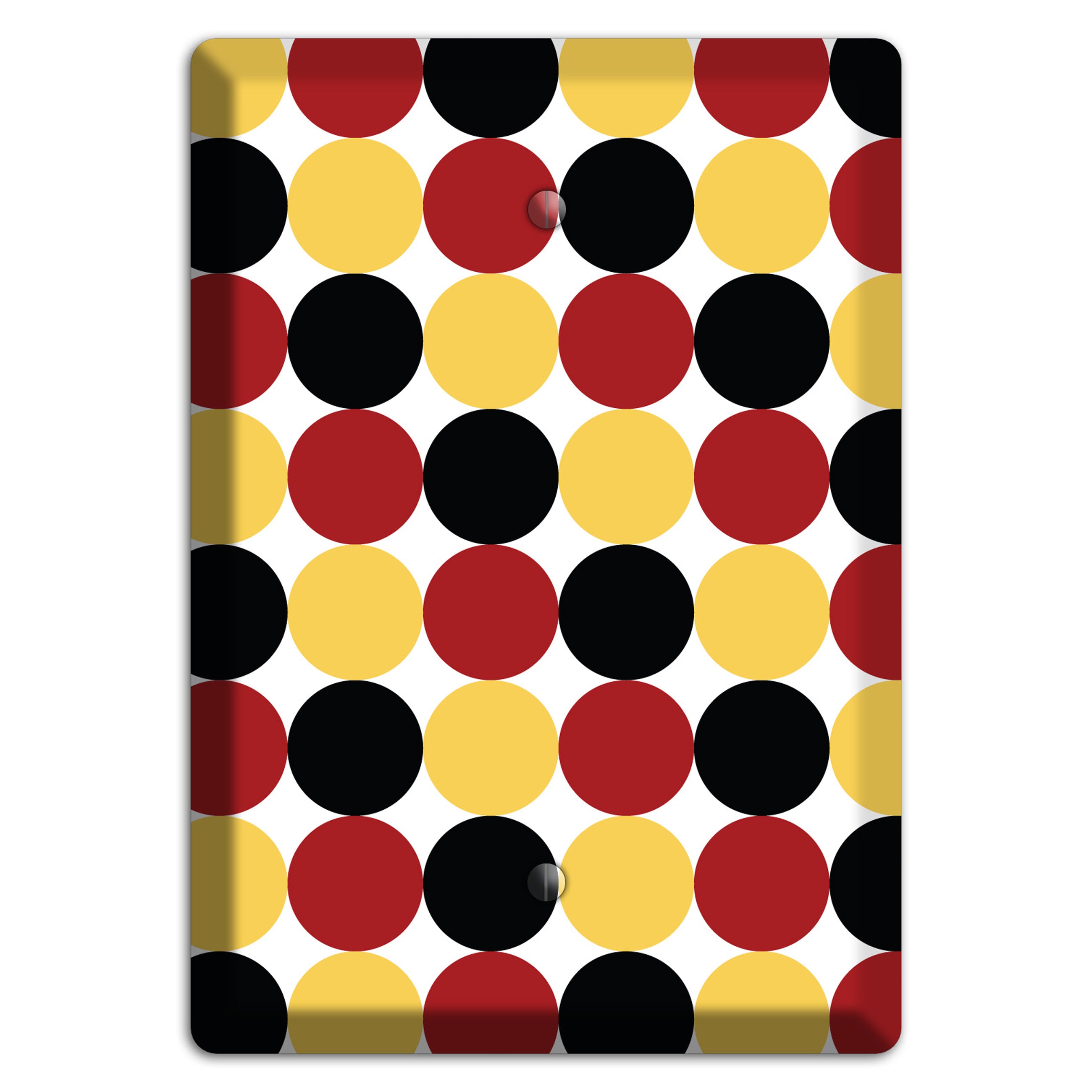 Burgundy Multi Angled Stripes 2 Blank Wallplate