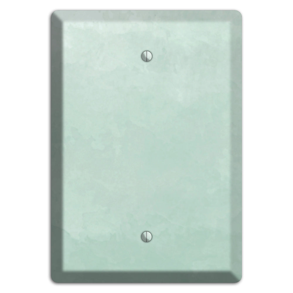 Sea Foam Green Ombre Blank Wallplate