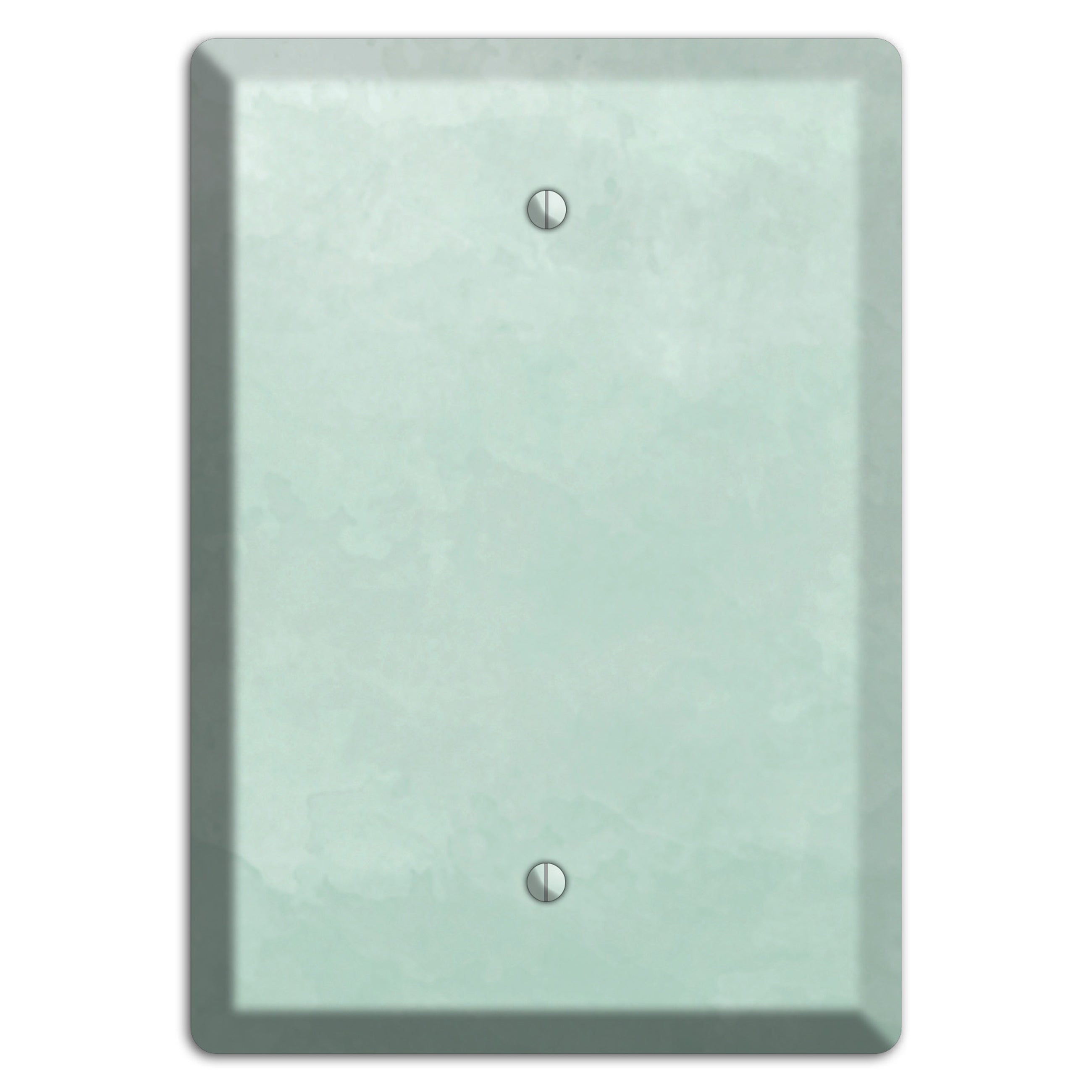 Sea Foam Green Ombre Blank Wallplate