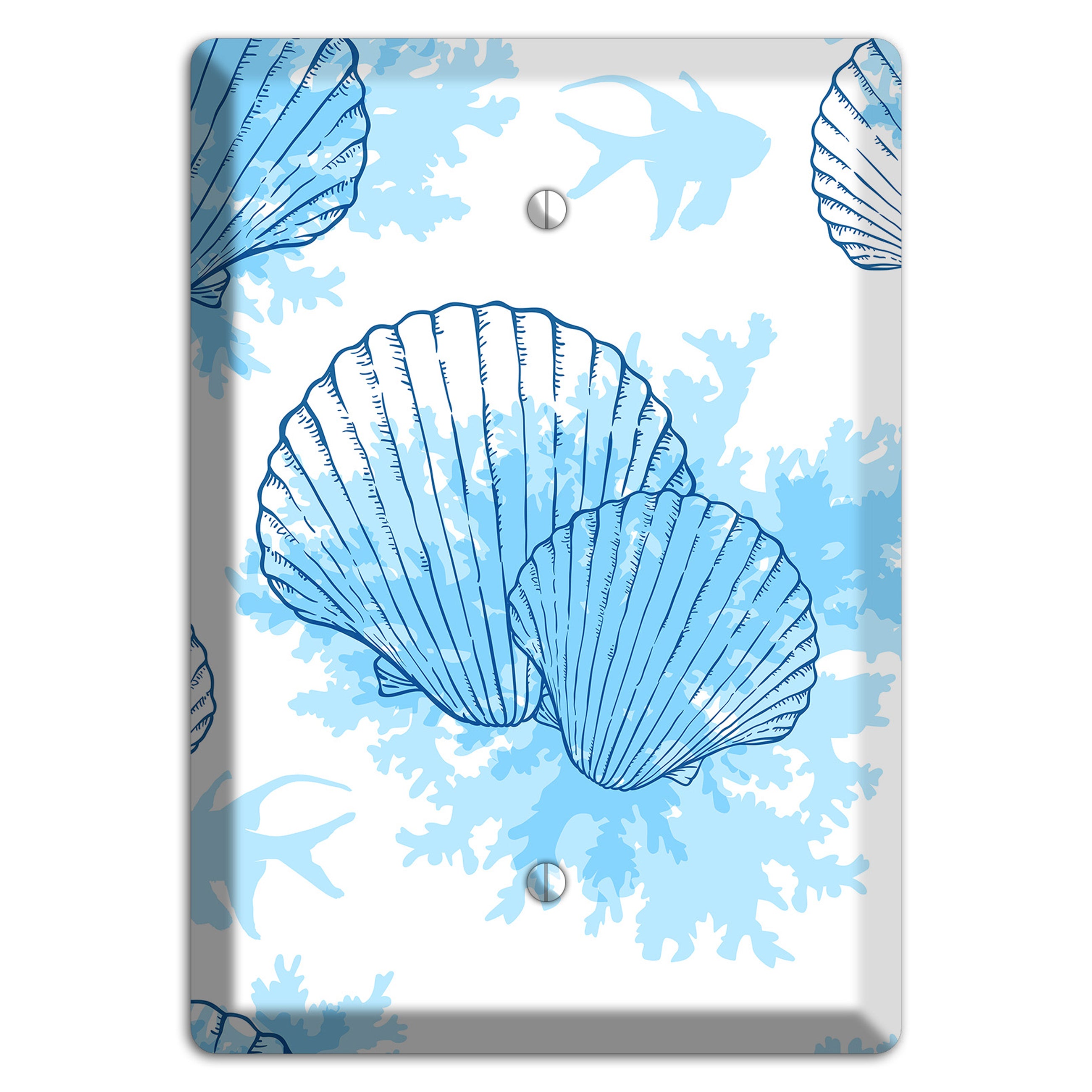 Shells 1 Blank Wallplate