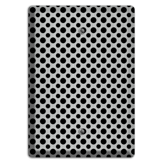 Multi Small Polka Dots Stainless Blank Wallplate