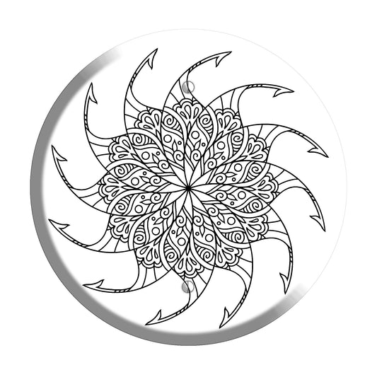 Spiral Mandala I Blank Wallplate
