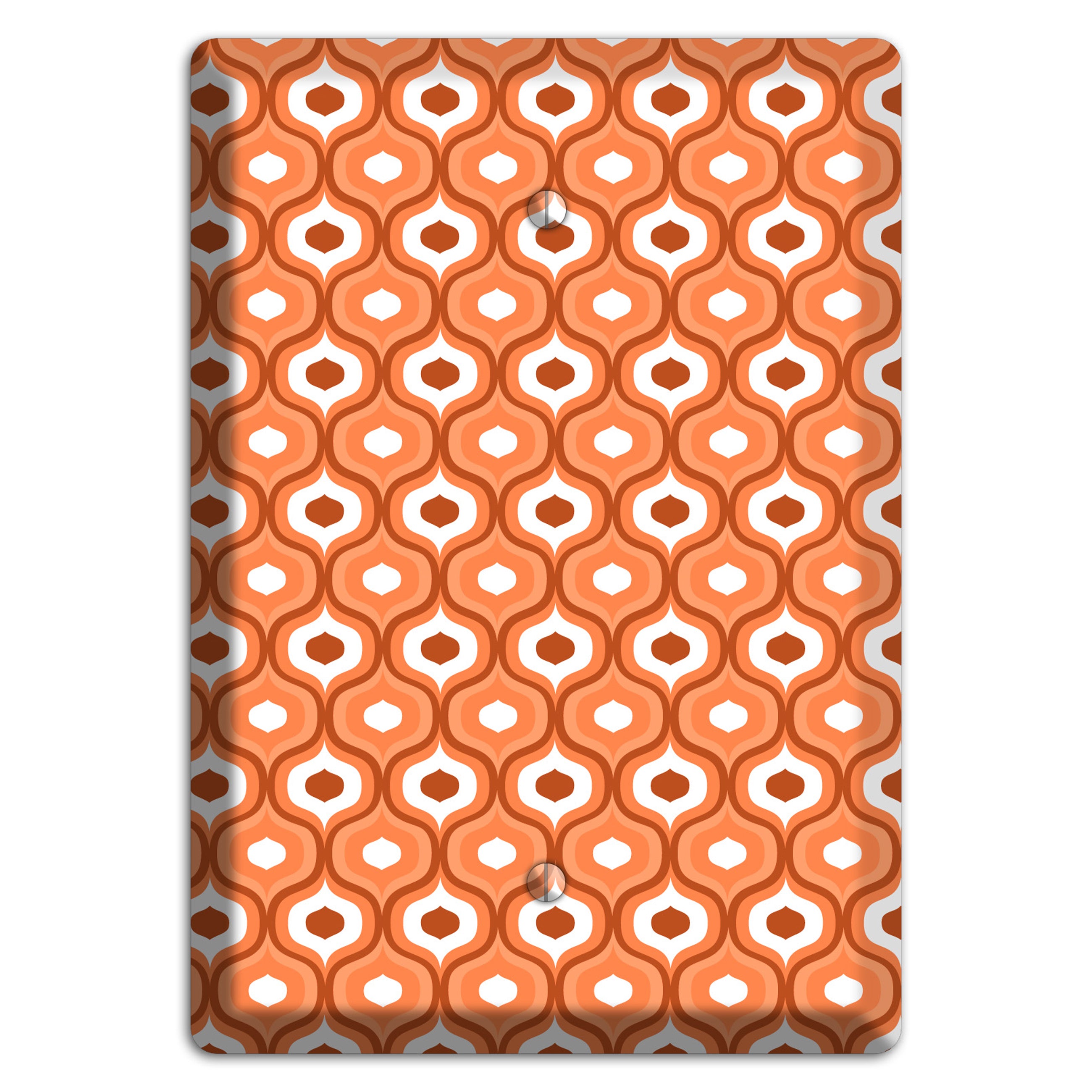 Coral Double Scallop Blank Wallplate