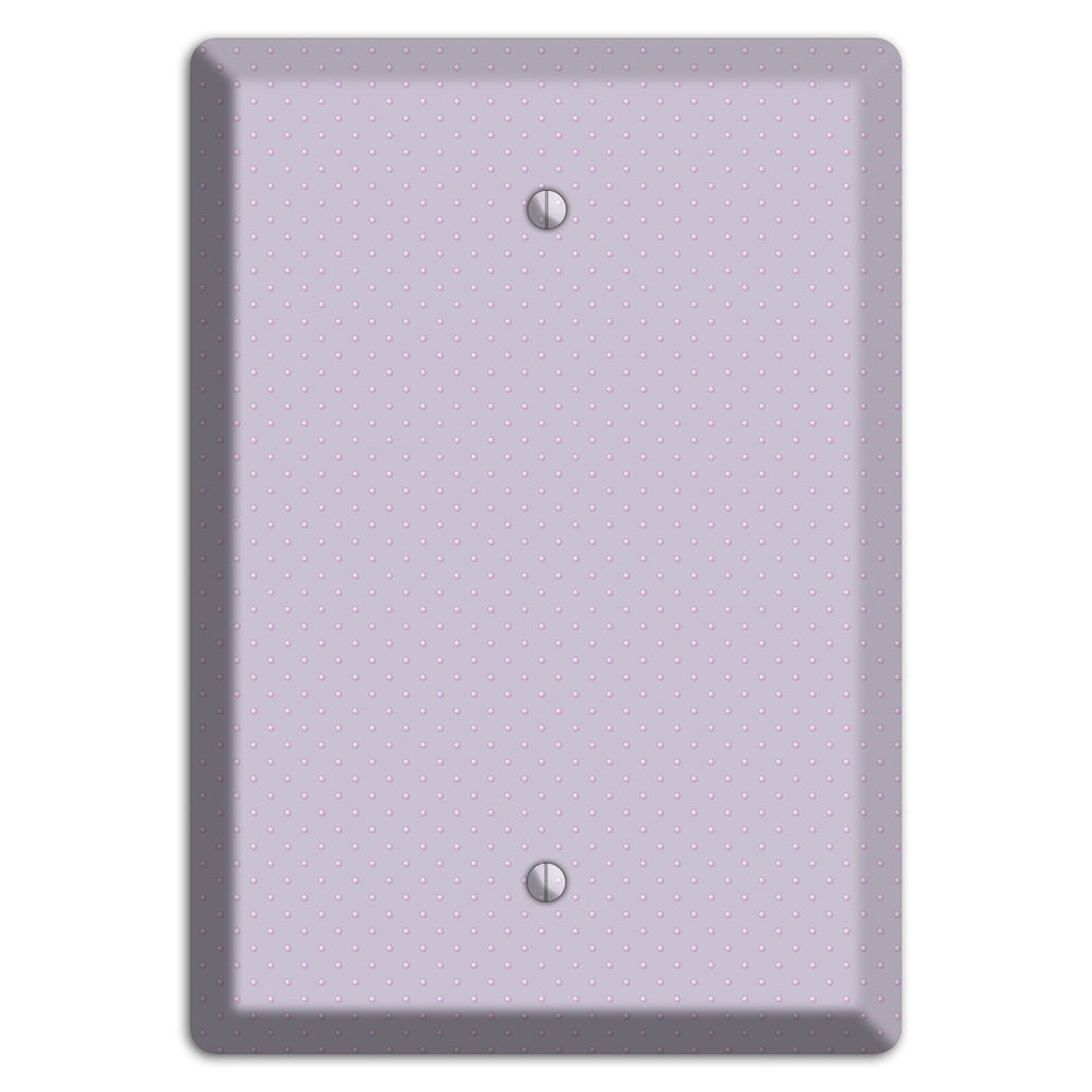 Lavender with Tiny Dots Blank Wallplate