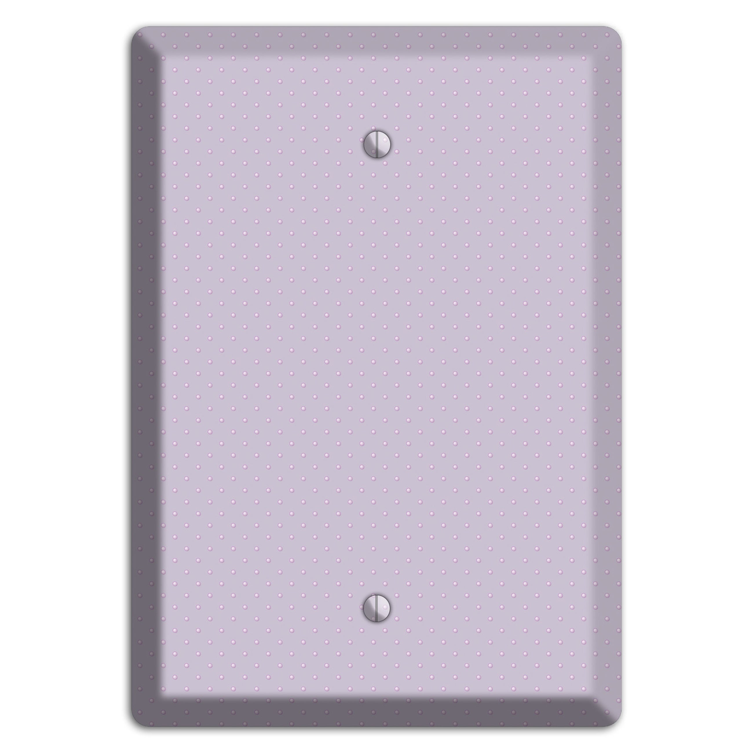 Lavender with Tiny Dots Blank Wallplate