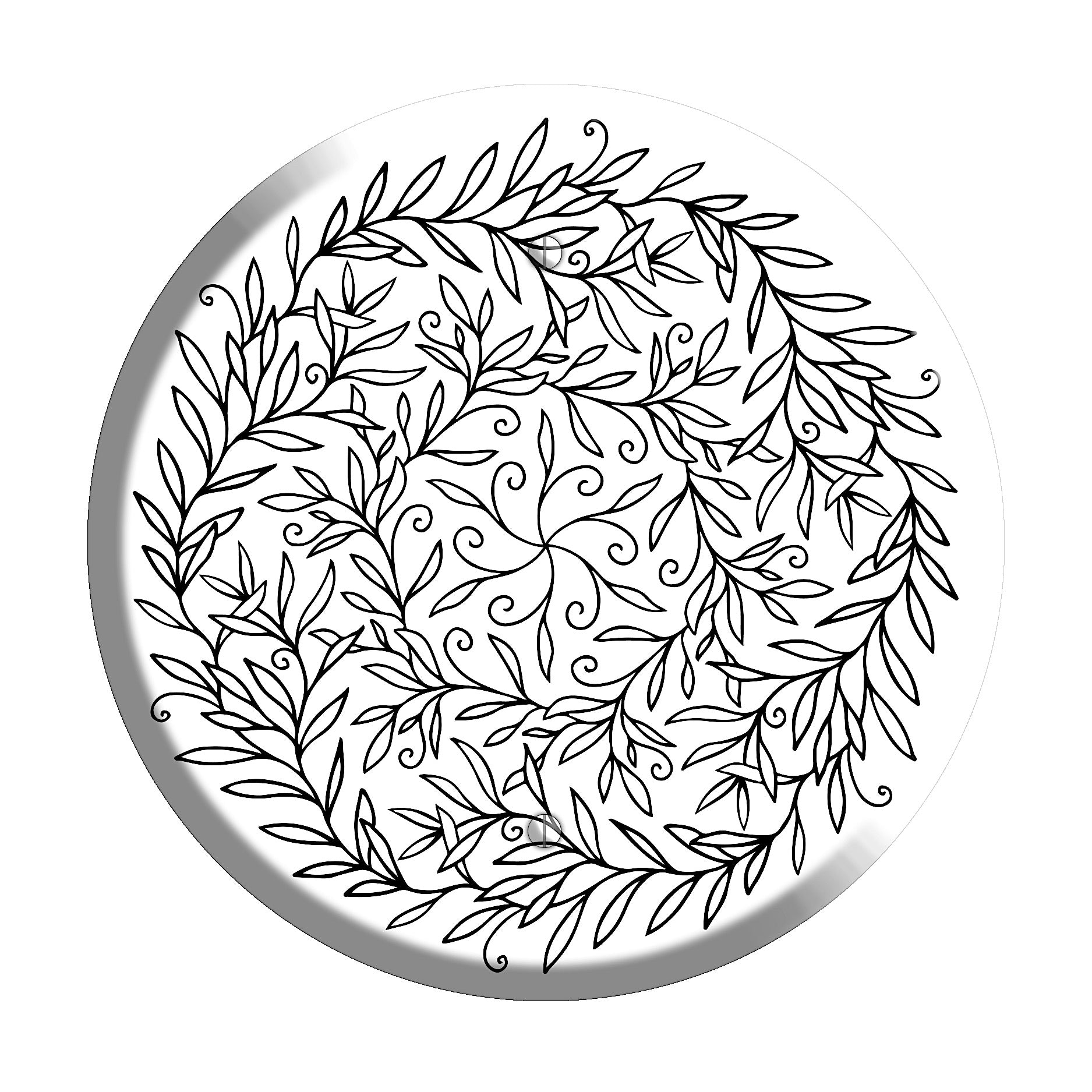 Vine Mandala B Blank Wallplate