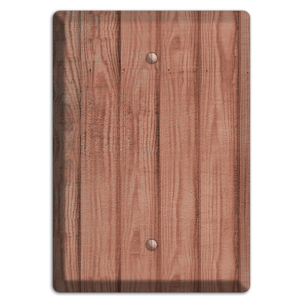 Coral Tree Weathered Wood Blank Wallplate