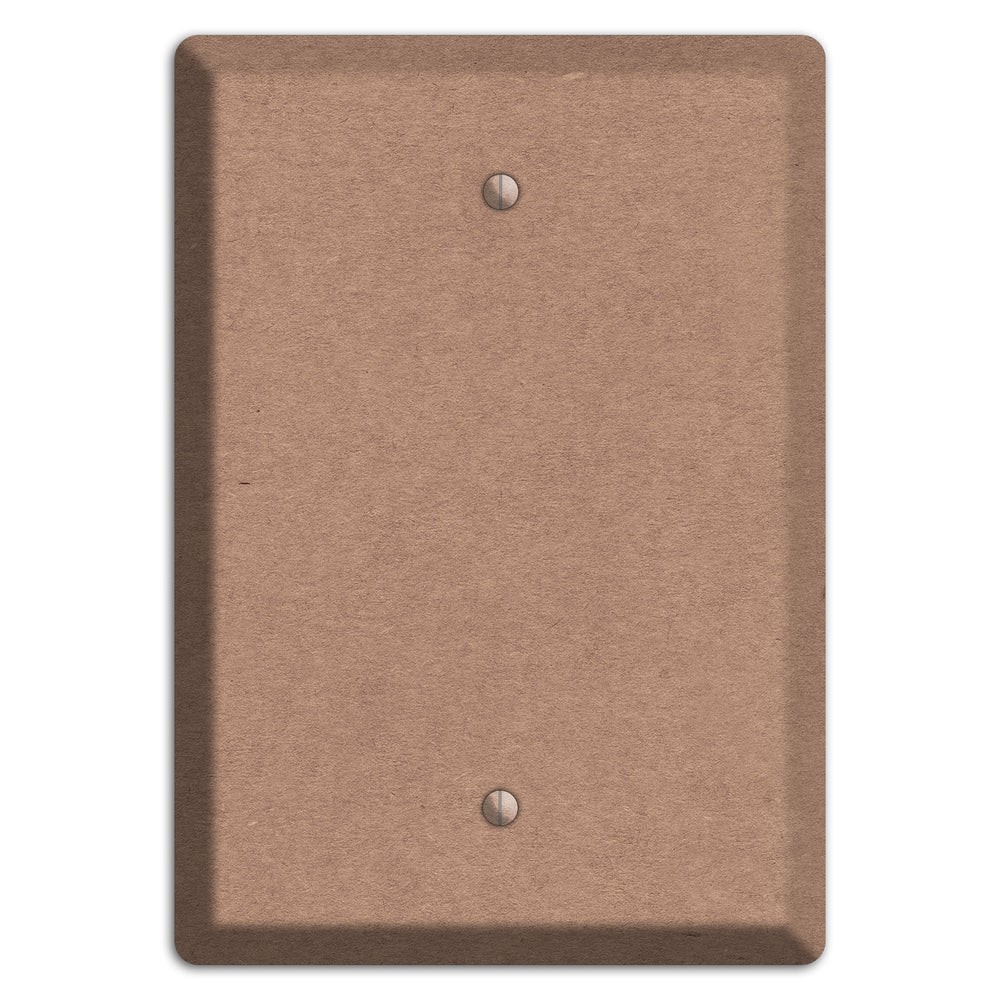 Pale Taupe Kraft Blank Wallplate