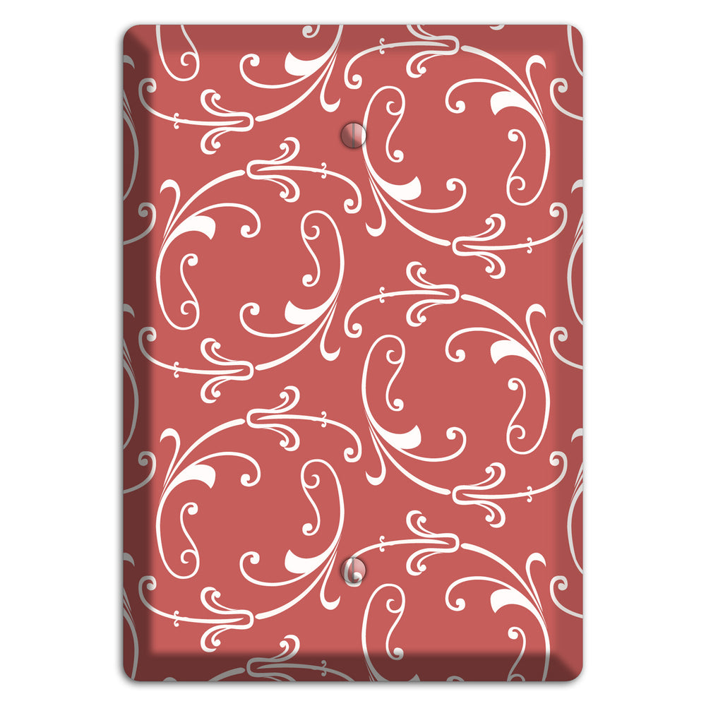 Brick Victorian Sprig Blank Wallplate