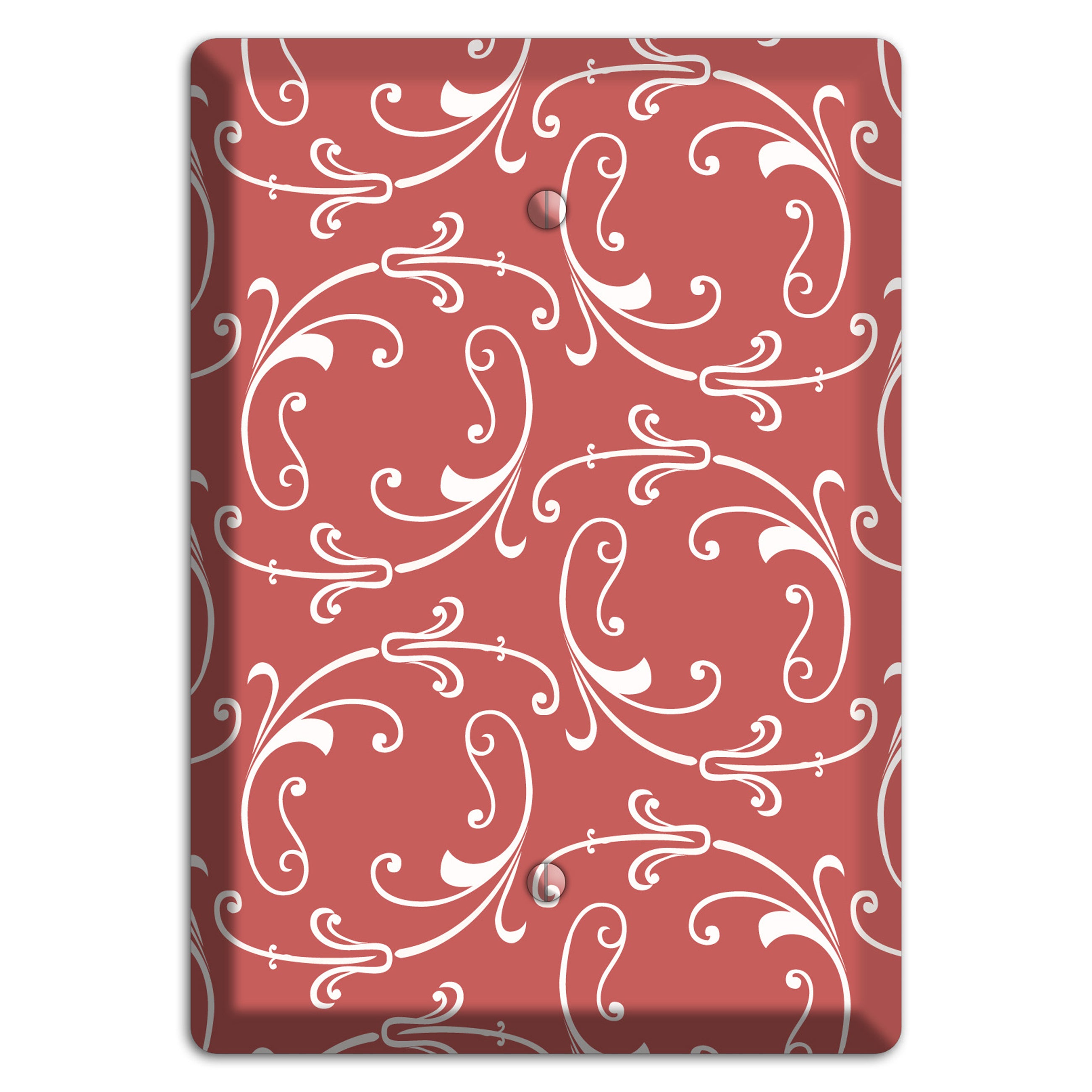 Brick Victorian Sprig Blank Wallplate