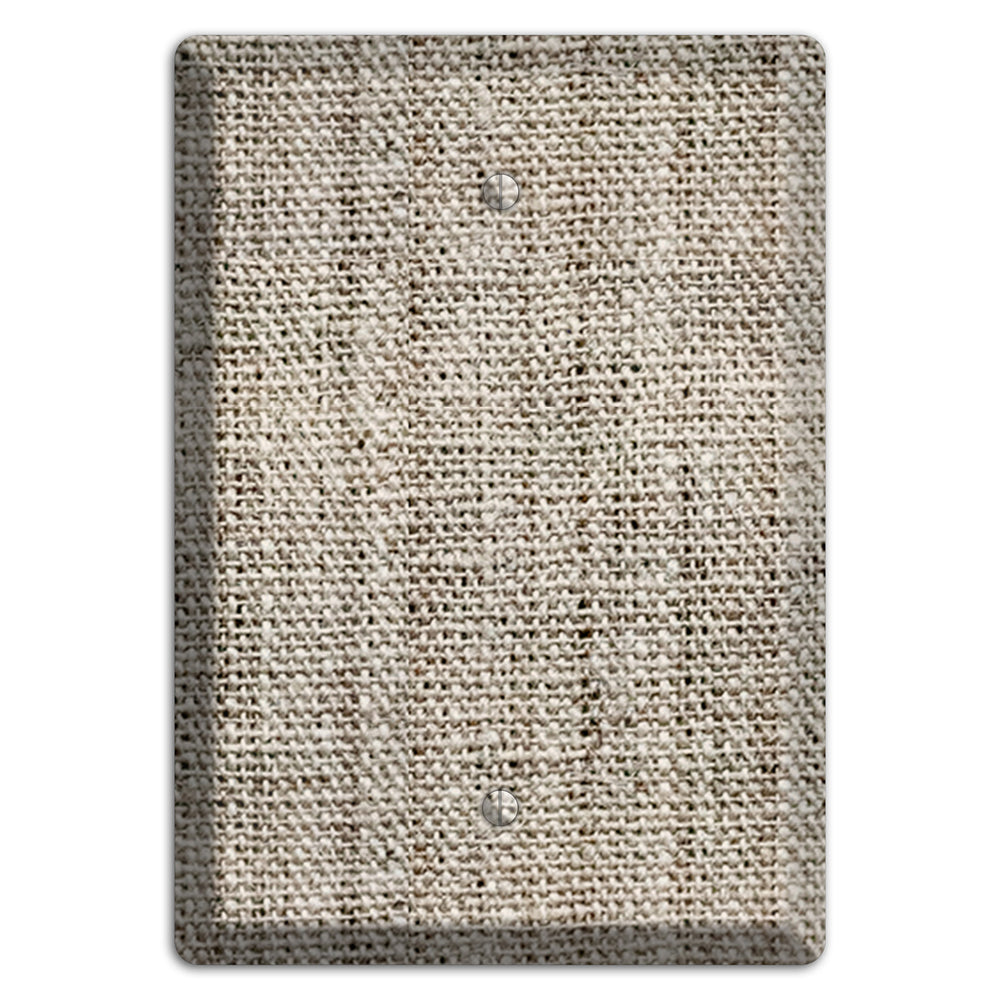 Niagara Burlap Blank Wallplate
