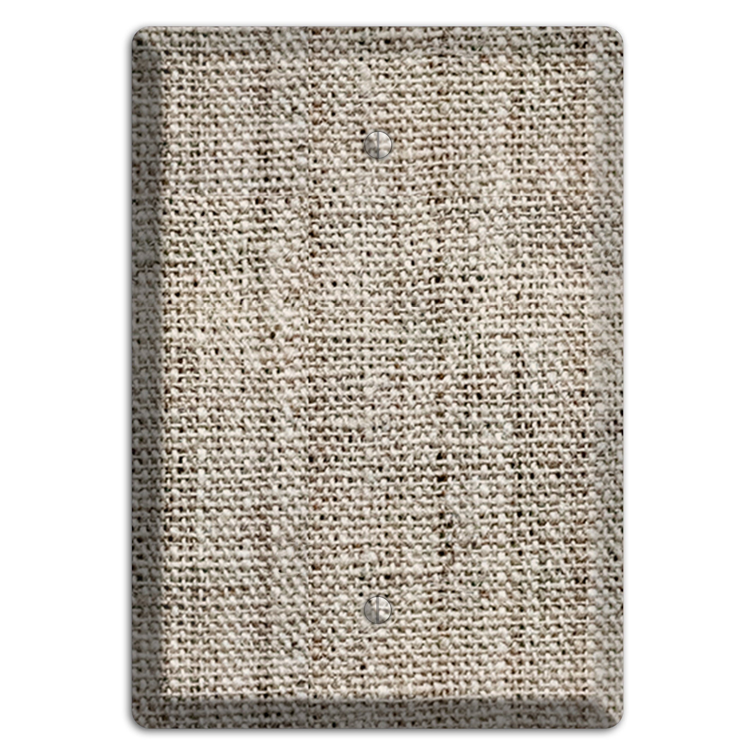 Niagara Burlap Blank Wallplate