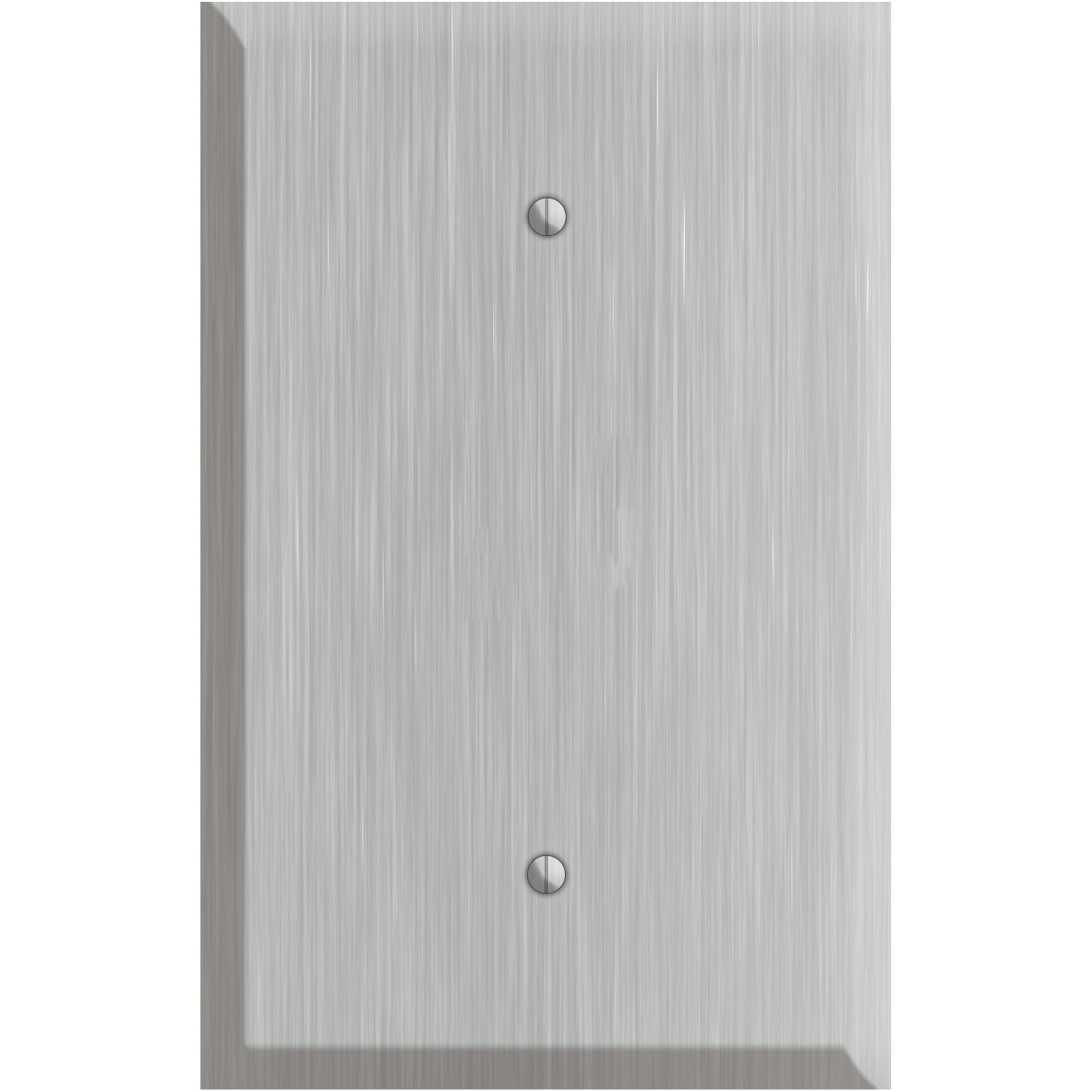 Oversized Discontinued Stainless Steel Blank Wallplate
