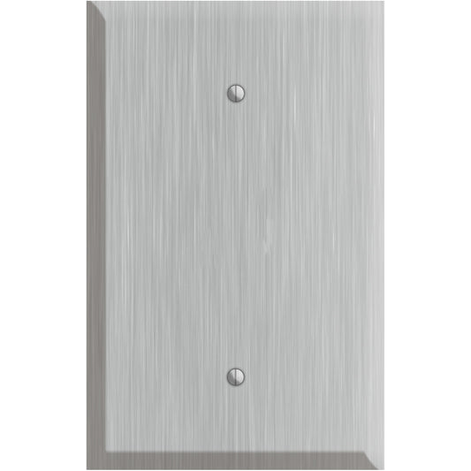 Oversized Discontinued Stainless Steel Blank Wallplate