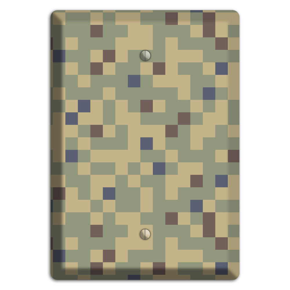 Dual Tex Camo Blank Wallplate