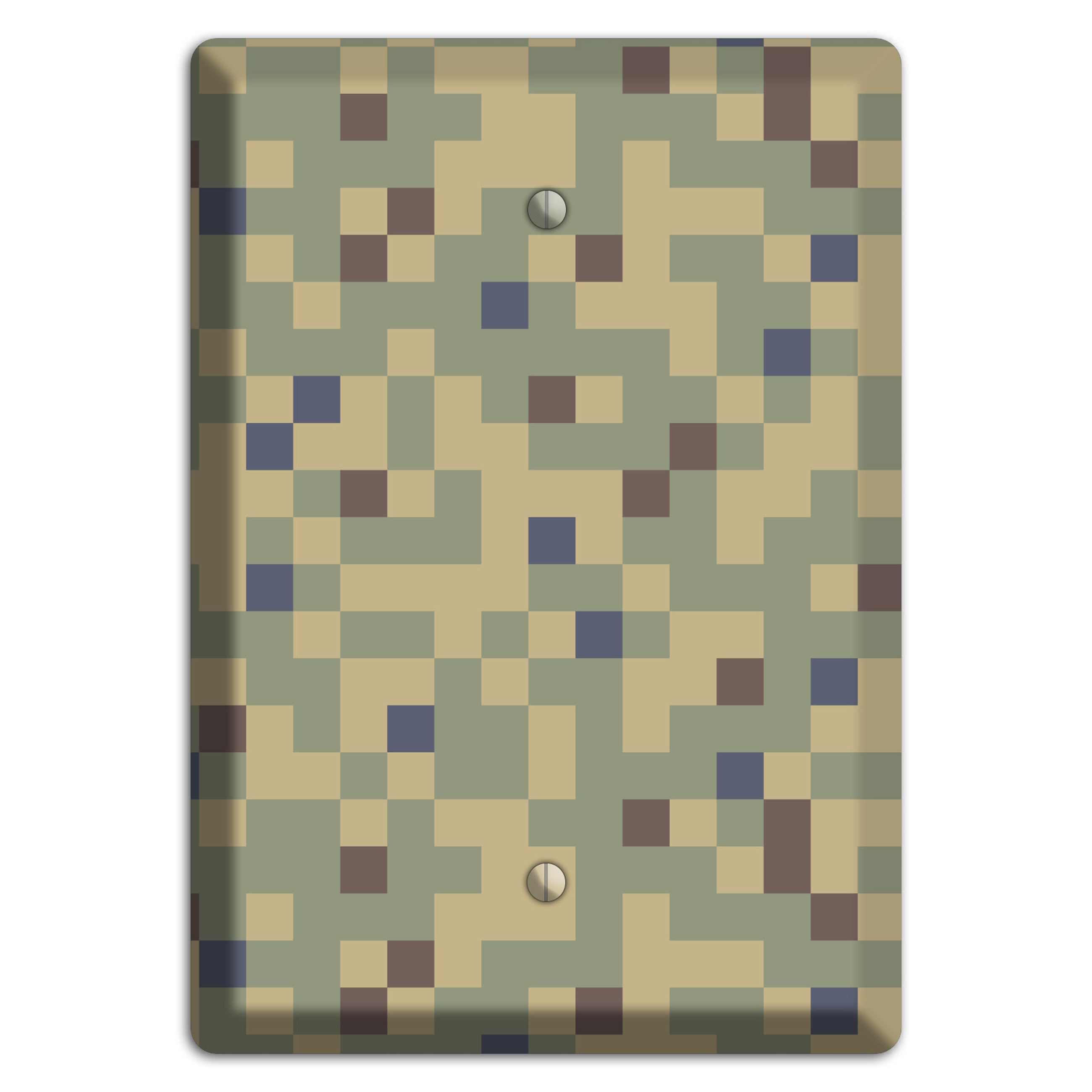Dual Tex Camo Blank Wallplate