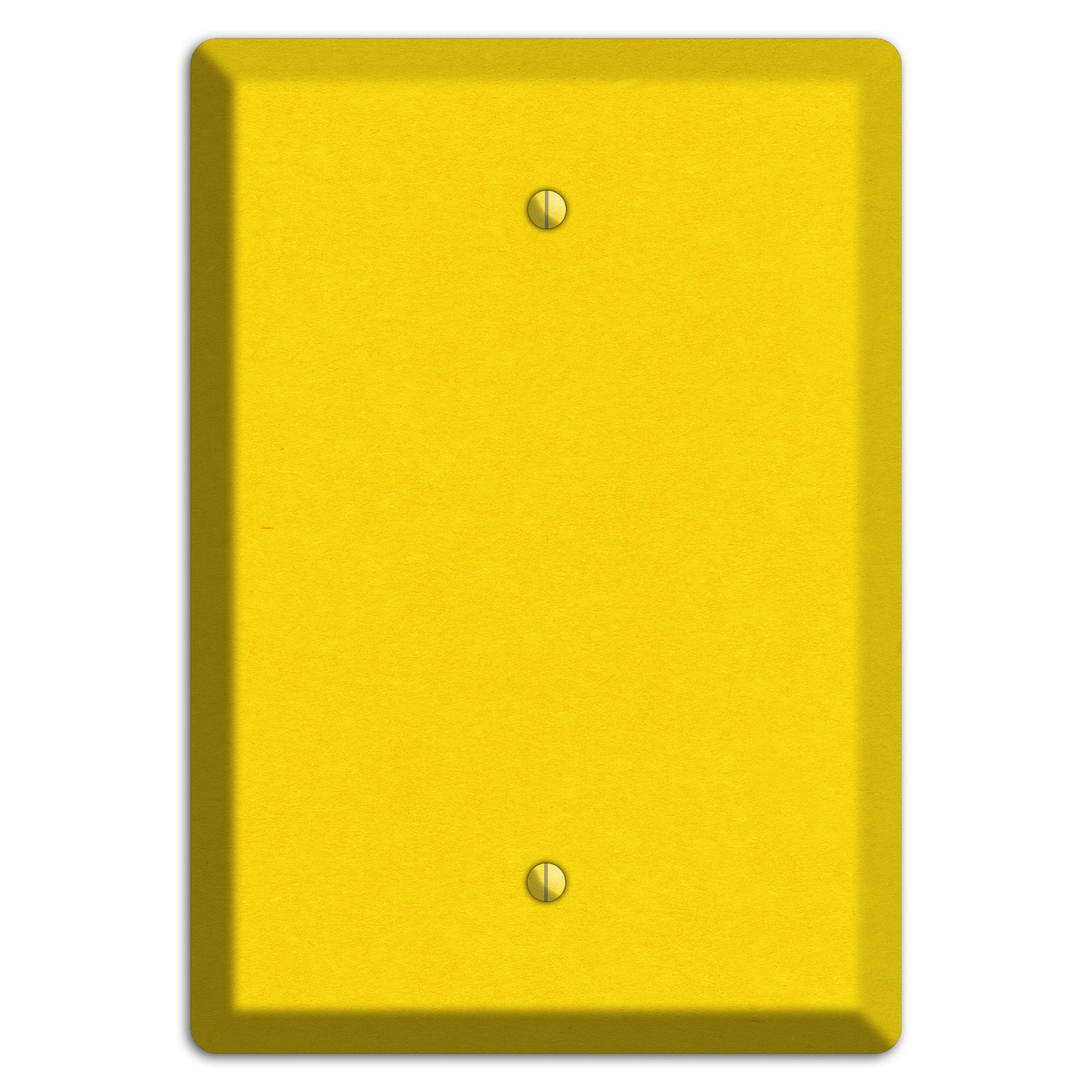 Moon Yellow Kraft Blank Wallplate