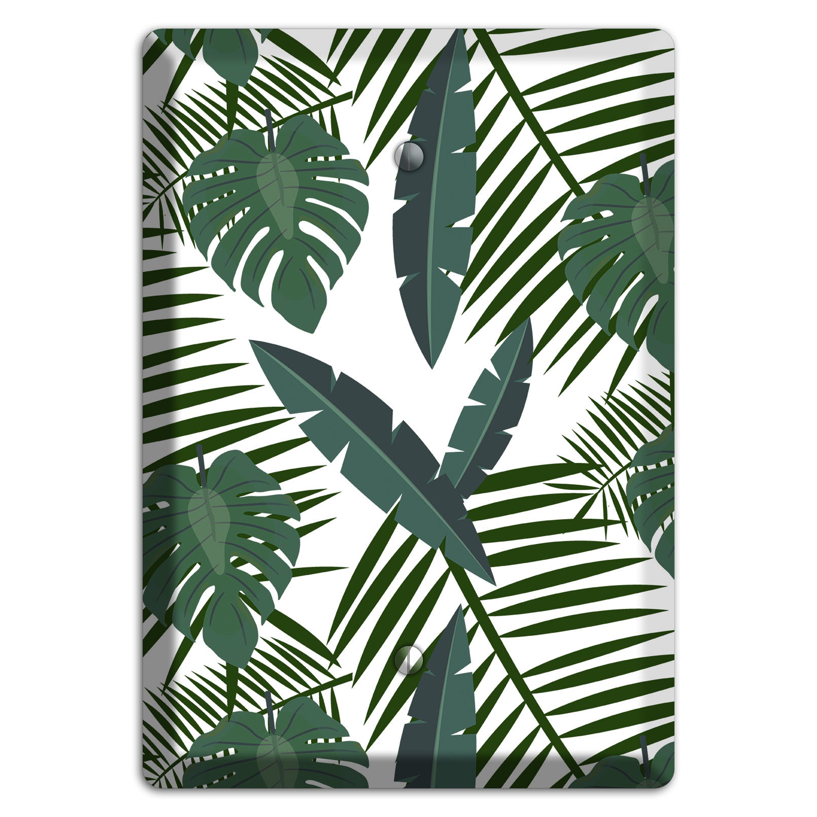 Leaves Style FF Blank Wallplate