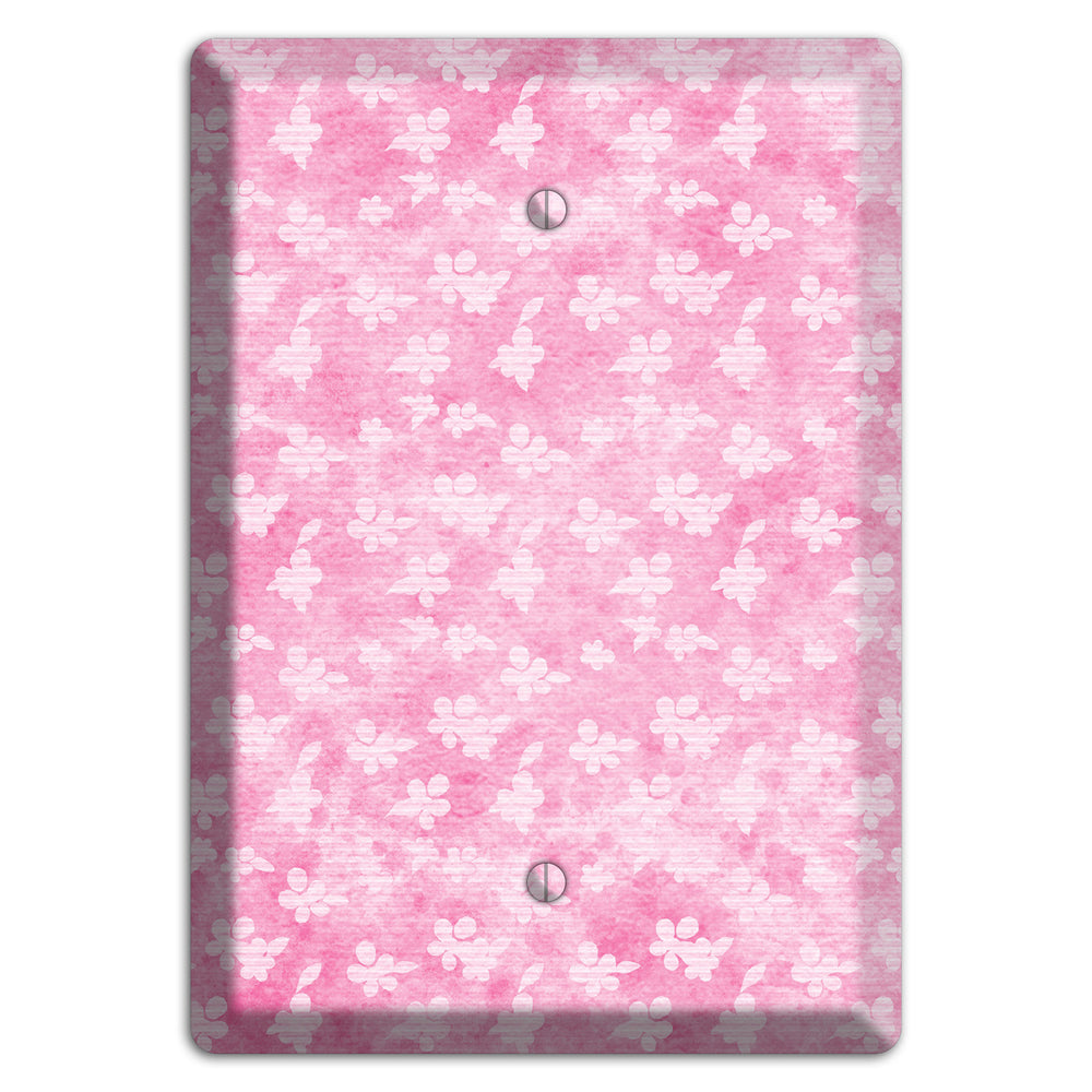 Cupid Pink Texture Blank Wallplate