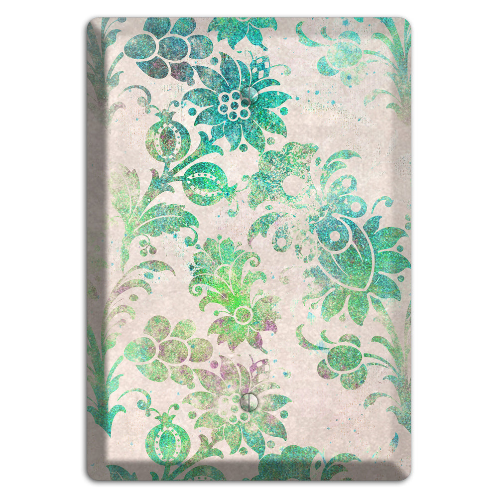 Acapulco Whimsical Damask Blank Wallplate