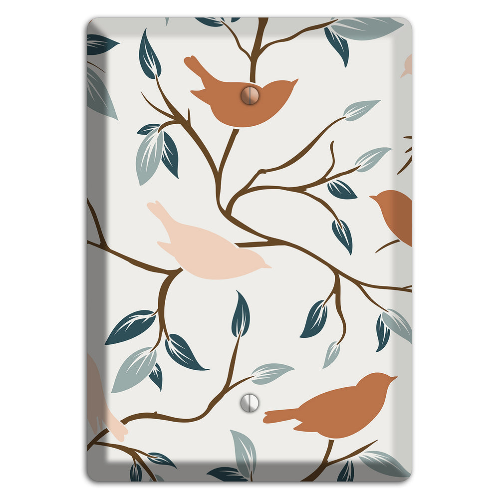 Bird Branch 1 Blank Wallplate
