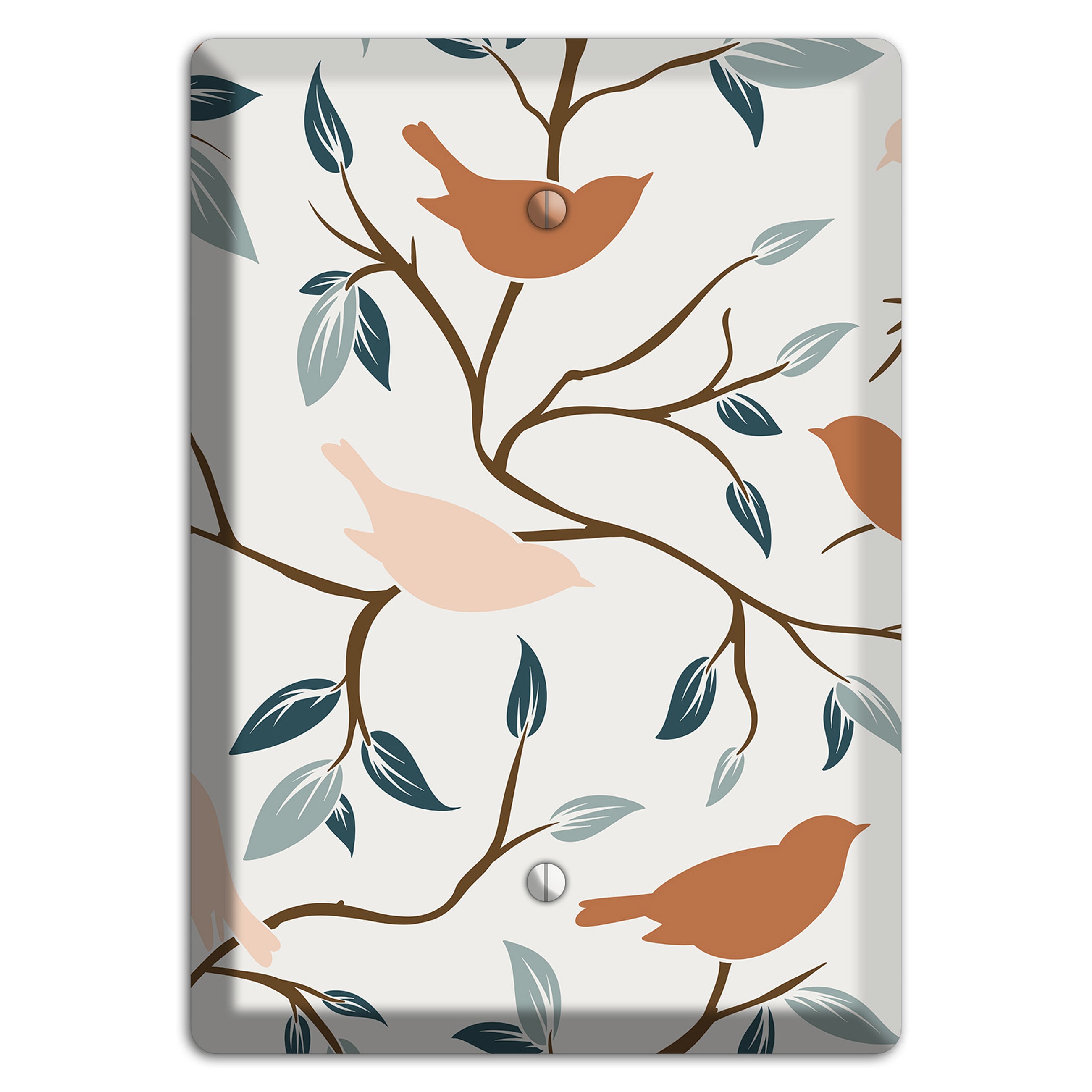 Bird Branch 1 Blank Wallplate
