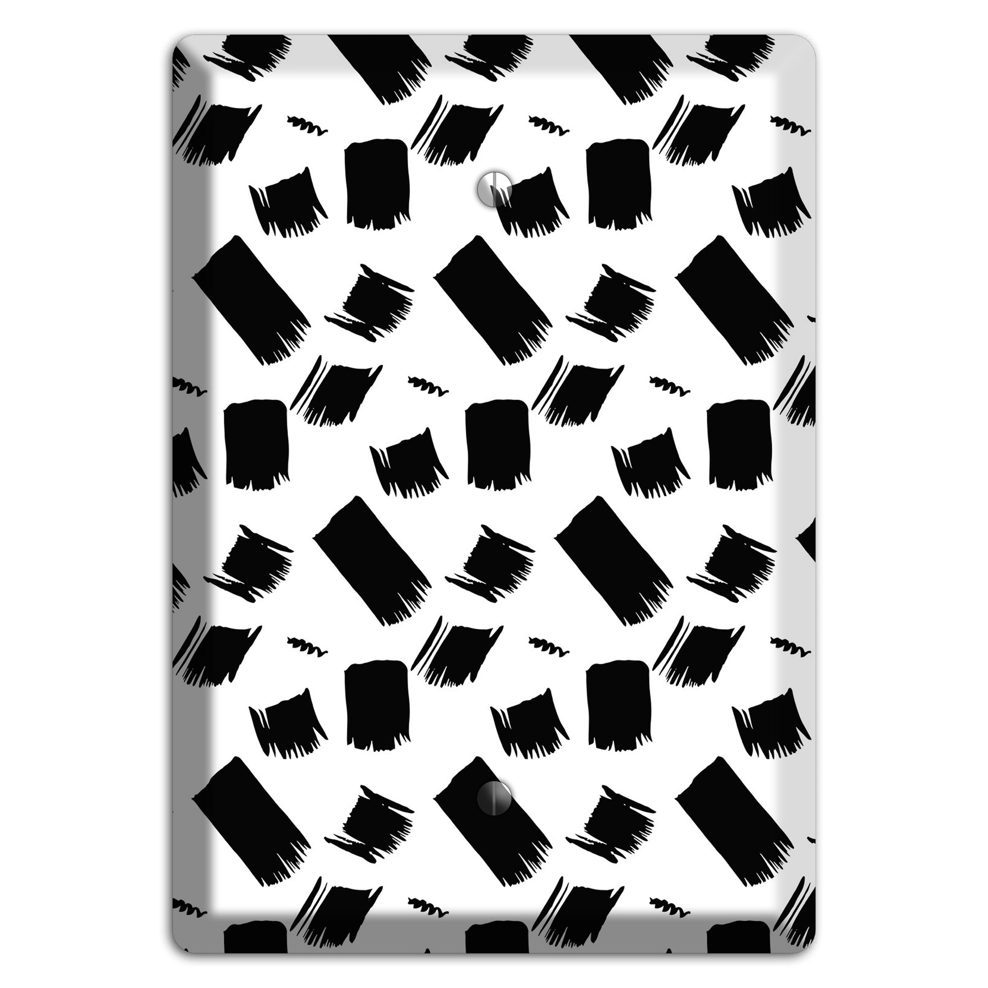 Ink Brushstrokes 8 Blank Wallplate